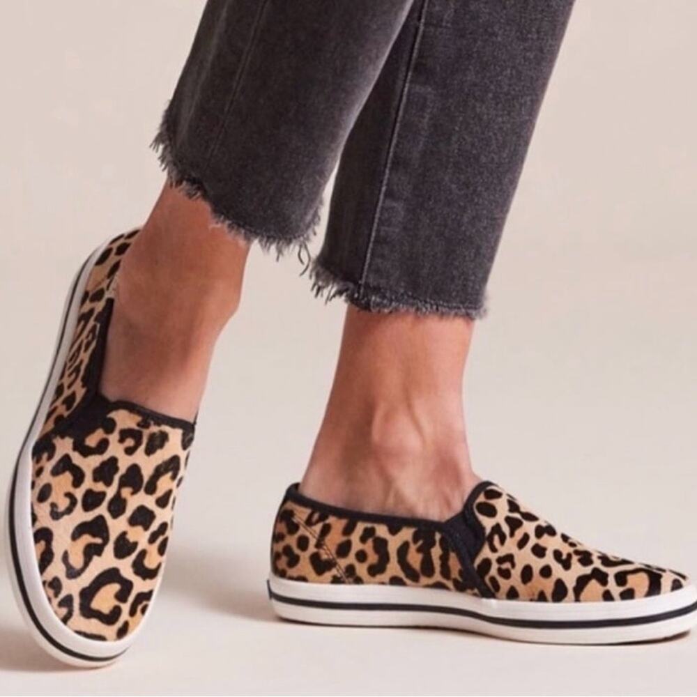 UEC Keds X Kate Spade
New York Double Decker Leopard-print Sneakers size 9